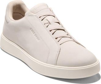 Cole Haan GrandPro Luxe Slip-On Sneaker in Silver Lining Nubuck /Ivory at Nordstrom, Size 11.5