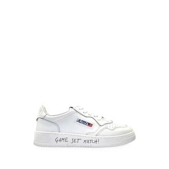 Autry Medalist Low - Heren - Sneakers - Wit - 45 EU - Leer - Schoenen