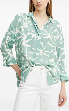 Fracomina Blusa a fiori - Verde