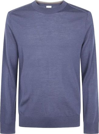 Paul Smith Round-neck Truien - Heren - Ronde hals truien - Blauw - M - Truien & Vesten
