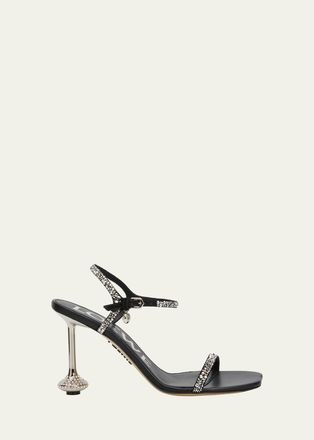 Loewe 90mm Toy Embellished Suede Sandals