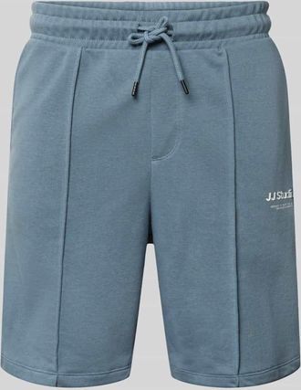 Jack & Jones Jack & Jones Sweatshorts mit Logo Model KANE in Jeansblau, Gr&ouml;&szlig;e XXL