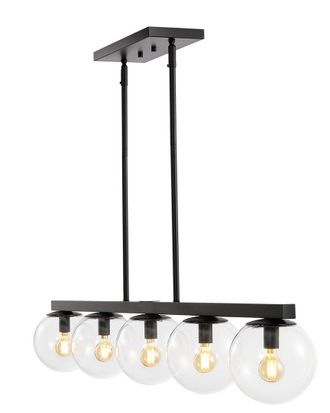 Jonathan Y Designs Jonathan Y Luca Parisian 45.5In 5-Light Globe Linear Led Pendant