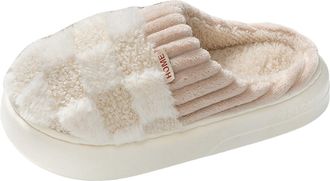 Generic Cute Cartoon Flower Warm and Non slip Womens Winter Home Plush Slippers Womens slippers, flower plush slipper, cute home slipper