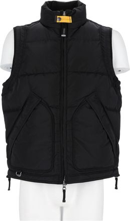 Parajumpers Black High Collar Polyamide Padded Vest