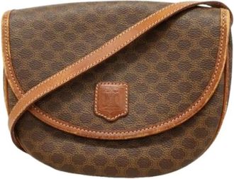 Celine Pre-owned Cross Body Bags, female, Brown, Size: ONE SIZE Pre-owned Vintage Shoulder Bag
