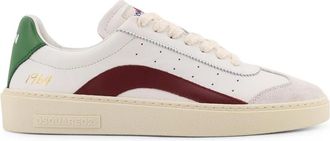 Dsquared2 Italiaanse leren sneakers met logodetail - Heren - Sneakers - Veelkleurig - 43 EU - Schoenen