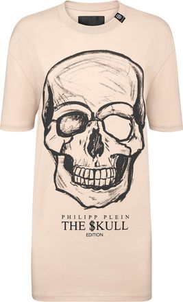 Philipp Plein T-shirt Round Neck SS print Skull