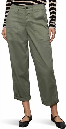 Sanctuary Cruiser Chino Cropper Pants In Dark Spruce