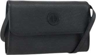 Gucci Pre-owned Vintage Leren Schoudertas - Dames - Vintage Schoudertas - Zwart - ONE Size - Leer - Vintage