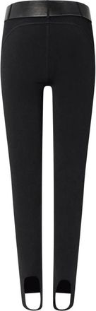 Self Portrait Gebreide stirrup-legging - Dames - Broeken - Zwart - Maat: XS Leer