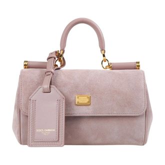 Dolce & Gabbana My Sicily Bag - Dames - Tassen - Roze - Maat: ONE Size Leer