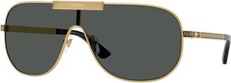 Versace Ve 2293 Zonnebril - Heren - Zonnebrillen - Geel - 40 MM - Accessoires