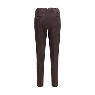 Brunello Cucinelli Mens Brown Cotton Casual Pants