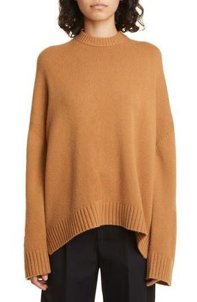 A.L.C. Ayden Oversize Wool & Cashmere Sweater in Butter Brown at Nordstrom Rack, Size Medium