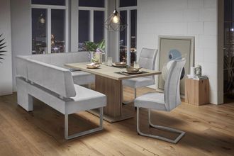 HOME AFFAIRE Eckbank »Rab« in 2 Breiten (180 oder 200 cm), Bezug in verschiedenen Qualitäten