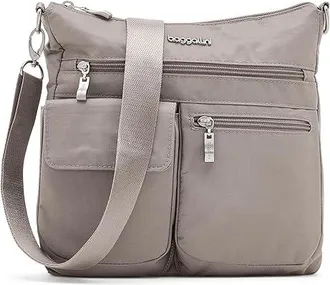 Baggallini Modern Everywhere Slim Crossbody Cross Body Womens Handbags Moonrock, Polyester