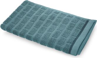 KASANOVA Asciugamano viso ospite cotone Pop Corn Brick azzurro