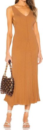 Free People Sweet As Honey Slip Dress In Copper