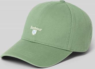 Barbour Basecap aus reiner Baumwolle Modell CASCADE in Gruen, Gr&ouml;&szlig;e 1