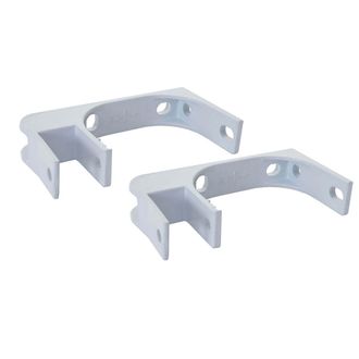 Hhg Nunca Usado] Juego De 2 Soportes De Techo Para Toldo Hhg 543 E49, Soporte De Pared Adaptador De Montaje En Techo