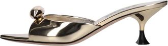 3Juin Nora Mules - Dames - Muiltjes - Geel - 37 EU - Leer - Schoenen