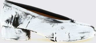 Maison Margiela Tabi Leather Ballet Flats with Signature Split Toe
