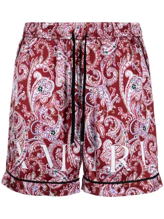 Amiri Shorts con stampa paisley - 610 RED