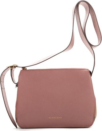 Burberry Borsa a tracolla a quadri - Rosa