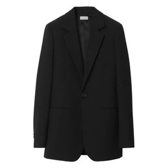 Burberry Checked Wool Blazer, Brand Size 10 ( US Size 8 )