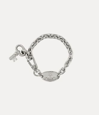 Vivienne Westwood Ovidia Bracelet Silver Cubic Zirconia Women