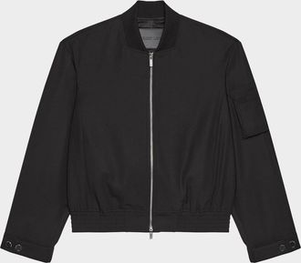Helmut Lang Men & apos;s HL001 Wool Bomber Jacket