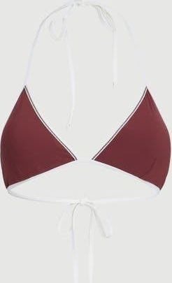 Brunello Cucinelli Bikini top with monili in Bordeaux at Nordstrom, Size 42 It