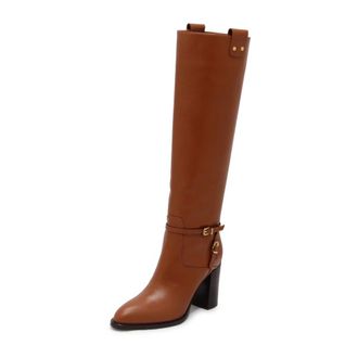Lella Baldi Heeled Boots, female, Brown, Size: 7 US Lt2465 27860 Cuoio