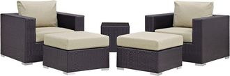 ModWay Convene 5-Piece Outdoor Patio Sectional Set