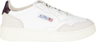 Autry White Medalist Low Synthetic Sneakers