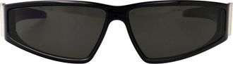 Alexander McQueen Stijlvolle zonnebril voor modieuze looks - unisex - Zonnebrillen - Zwart - 69 MM - Accessoires