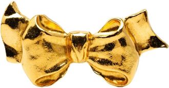 Chanel Pre-owned Jewellery, female, Yellow, Size: ONE SIZE Pre-owned Bow Hair Clip