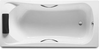 Roca Ba&ntilde;era Acr&iacute;lica Rectangular Con Asas Becool - Roca