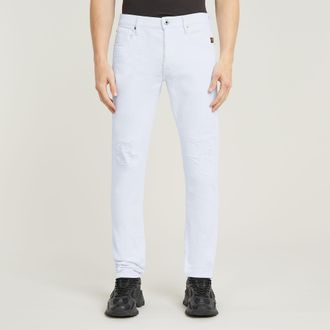 G-Star 3301 Slim Jeans - Wit - Heren