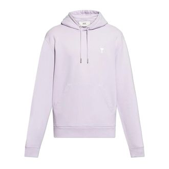 Ami Hoodies, male, Purple, Size: L Sweatshirt with logo