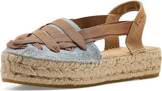 Toni Pons Rio-cc Womens Wedge Shoes Texa/Cuero : EU 41 (US Womens 9.5-10) M