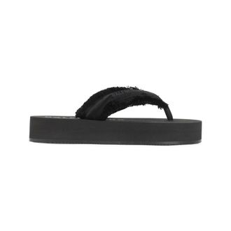 Balenciaga Flip Flops, female, Black, Size: 8 US Cushy Thong Sandals