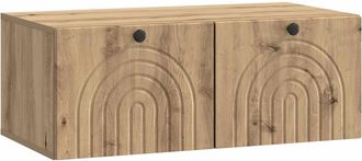 vidaXL Mueble Para Tv De Pared 78,5 X 41 X 30 Cm Roble Artisan Vidaxl