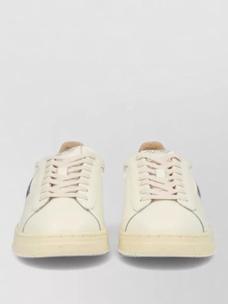Autry sneakers round toe flat sole contrast heel