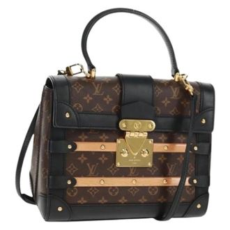 Louis Vuitton Pre-owned Hand Bag - Dames - Pre-owned - Bruin - Maat: ONE Size Leer