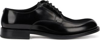 Dolce & Gabbana Derby mocassin in glanzend leer - Heren - Nette schoenen - Zwart - 41 EU - Leer - Schoenen