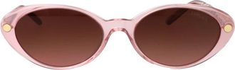 Versace Stijlvolle zonnebril voor vrouwen - Dames - Zonnebrillen - Roze - 54 MM - Accessoires