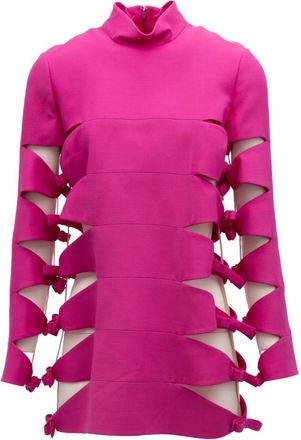 Valentino Garavani Kleedjes, Dames, Roze, S, Sheer Tank Top