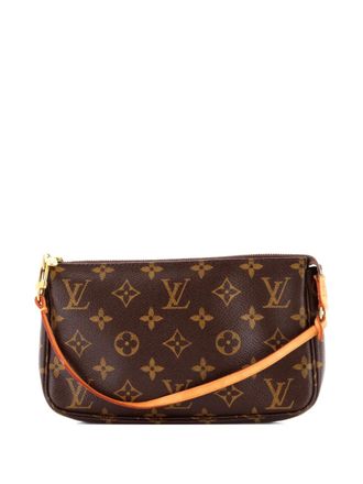 Louis Vuitton Pochette Accessoires Monogram Canvas clutch bag - Bruin